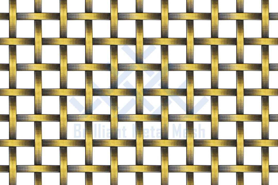 Antique Brass Decorative Wire Mesh for Cabinet Doors