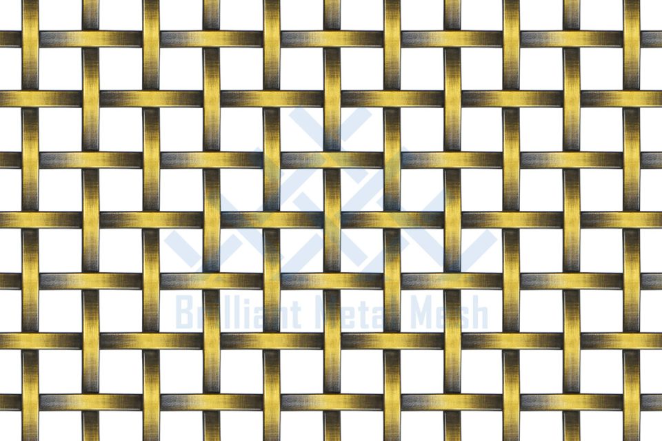 Antique Brass Decorative Wire Mesh for Cabinet Doors