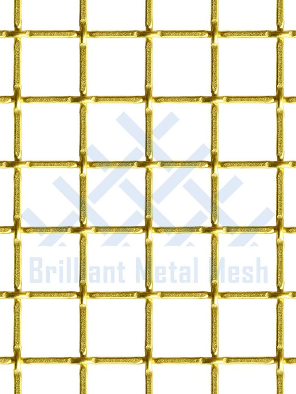 Decorative Brass Wire Mesh Grilles for Cabinet Doors