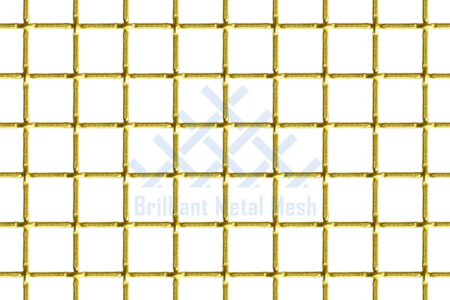 Decorative Brass Wire Mesh Grilles for Cabinet Doors